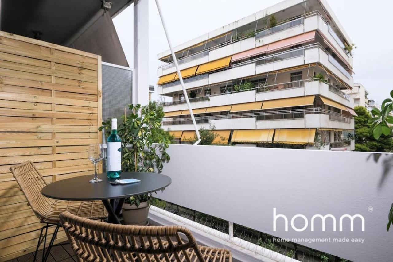 Athens Riviera Homm Flat 4 Min Walk From Beach, Thiseos Str Esterno foto