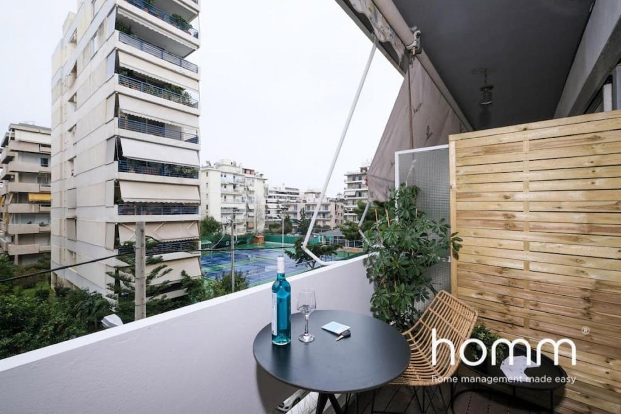 Athens Riviera Homm Flat 4 Min Walk From Beach, Thiseos Str Esterno foto