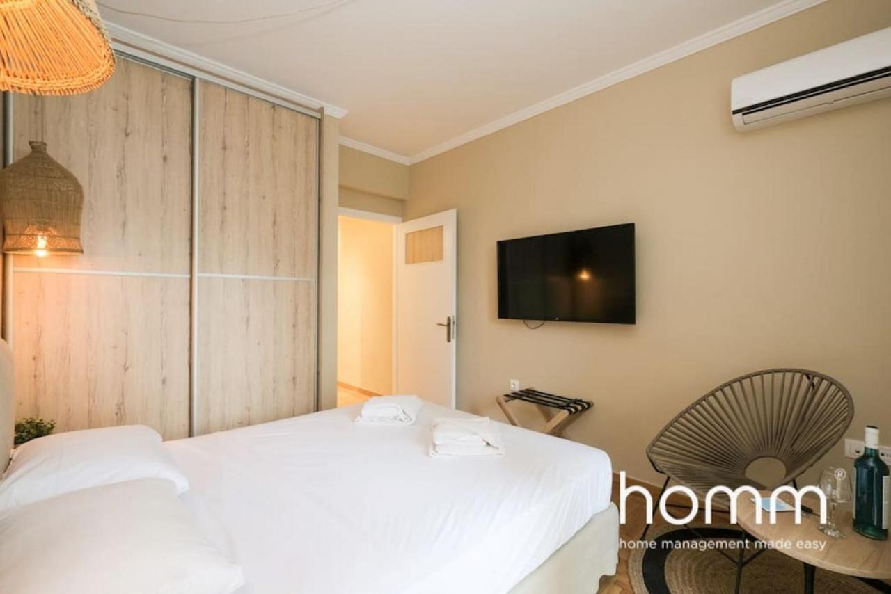 Athens Riviera Homm Flat 4 Min Walk From Beach, Thiseos Str Esterno foto